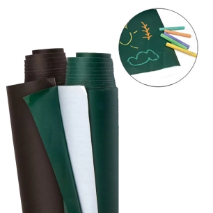 Rouleau Adhésif Liderpapel Ardoise 45x200cm Pour Craie Couleurs Assorties