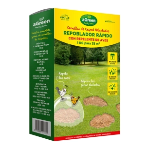 Quick Repopulation Grass With Bird Repellent 1kg Agreen.