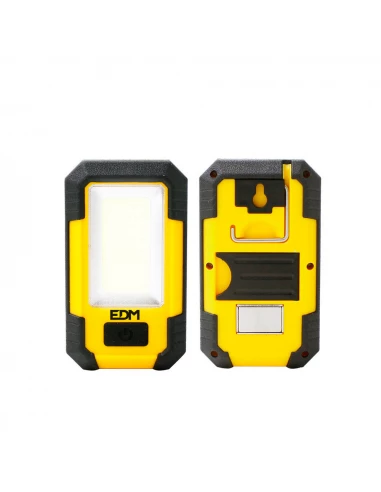 6 Lampe De Poche Led Cob 8w 500lm Rechargeable Avec Usb. Avec Crochet + Aimant + Support. Fonction Power Bank. Comprend Le Câble