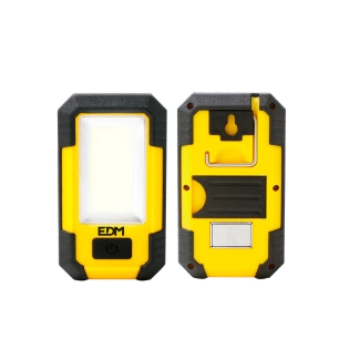 6 Lampe De Poche Led Cob 8w 500lm Rechargeable Avec Usb. Avec Crochet + Aimant + Support. Fonction Power Bank. Comprend Le Câble
