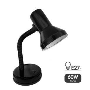 Lampe De Table Modèle London E27 60w Couleur Noir Edm