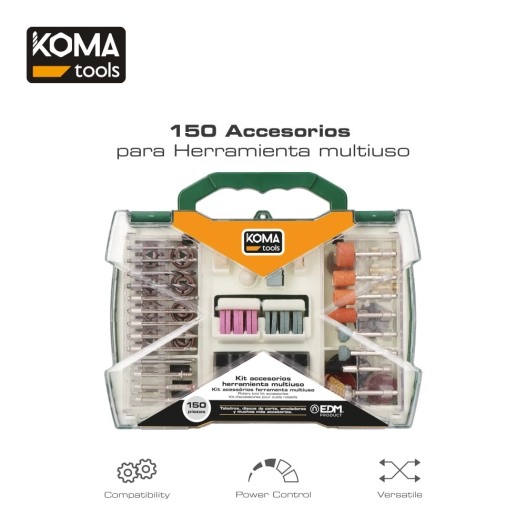 Set De 150 Accessoires Pour 08709 Koma Tools