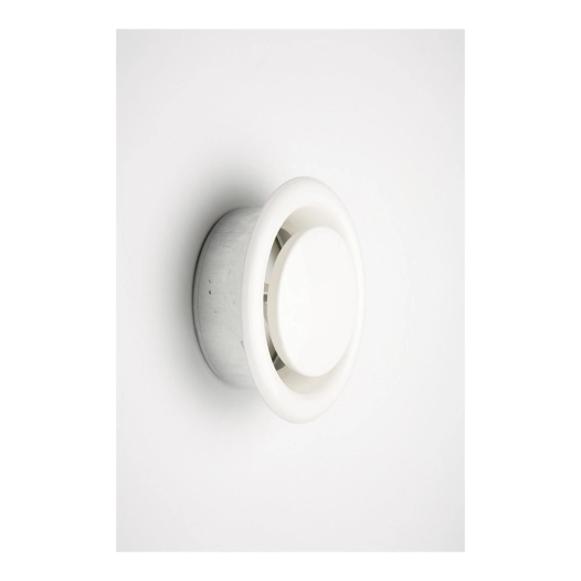 Tuyau Diffuseur Pour Encastrer Ø125mm Reglable Koppa D'acier Blanc
