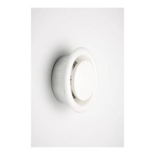 Tuyau Diffuseur Pour Encastrer Ø125mm Reglable Koppa D'acier Blanc