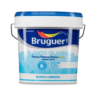 Peinture Plastique Intérieur Blanc Glacier Mat 4l 5208049 Bruguer