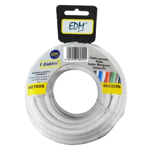 Bobine Câble Plat Blanc 2x0,75mm 20m (AUDIO)
