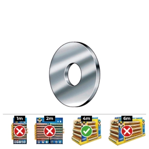 Boite 500 Rondelles Carrosserie Din/Ref 9021 4 Acier Zinqué - Celo.