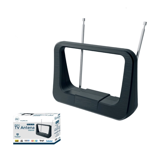 Antenne Uhf Intérieur Tv Edm 470-862 Mhz Classic Series 170x120x60mm