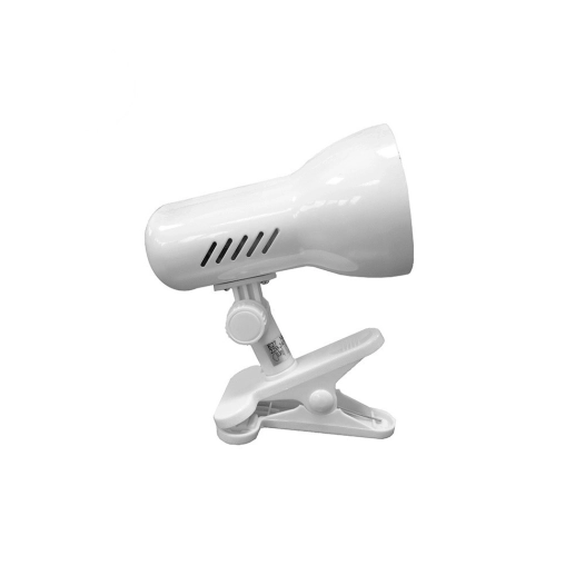 Projecteur Avec Pince Couleur Blanche E27 Reinforcée Model Galaxy Edm