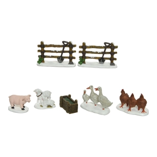 Animaux De La Ferme Figurines Modèles Assortis 3.00x7.50x5,50cm