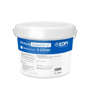 S.Of. Peinture Plastique Intérieur Mat / Extérieur Blanc 4l Edm