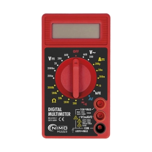 Multimetre Digital 3 1/2 Numeros Cat.Ii 600v Nimo