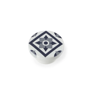 Lot 4 Boutons Ronds Pour Meuble Bois Gris Mod.E244 Ø38mm. Rei