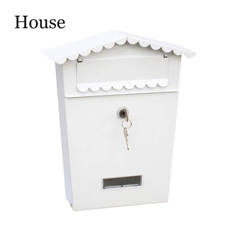 Boîte À Lettres En Acier Modèle Maison Blanche