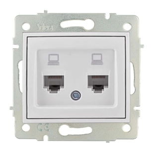 Double Prise De Donnees Rj4 Cat6 S.Europa Solera Erp88/2