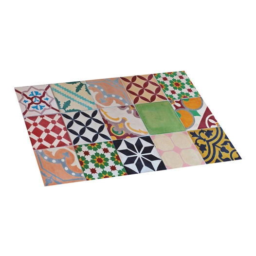 Tapis Vinyle Mosaique Couleur 45x75cm