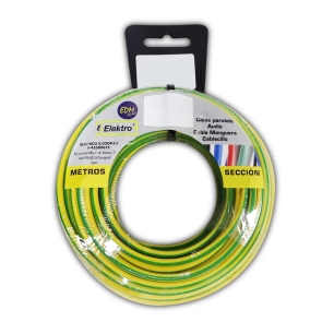 Bobine Fil Électrique Flexible 6mm Bicouleur Sans Halogène 10m
