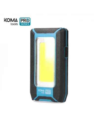 6 Lampe De Poche Professionnelle Cob Led 8w 500lm. Rechargeable Par Usb. Avec Crochet + Fonction Power Bank Aimant. Comprend Le