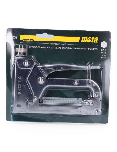 Agrafeuse Premium N°3 + Agrafes 6mm Ge31 Mota