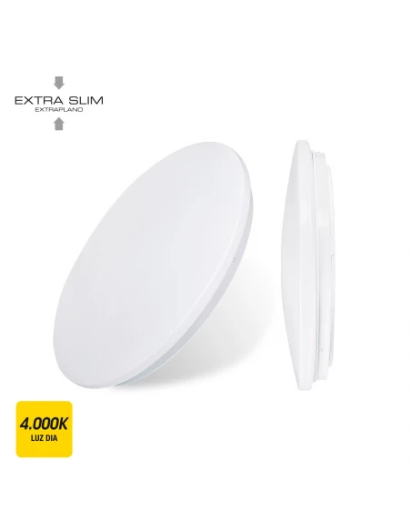 Plafonnier/Mur Led Surface 24w 4000k Ø38x6.6cm Edm