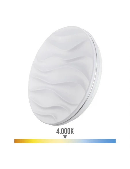 Support Mural Super Led Surface 24w 2490lm 4000k Lumière Du Jour. Modèle Désert Edm