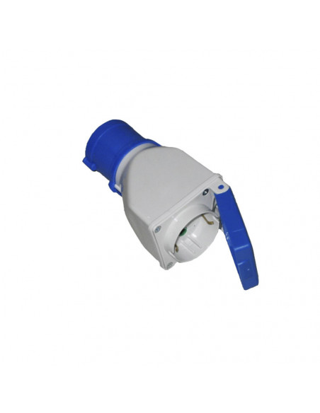 Adaptateur Cetac Schuko Convertit Cetac en Schuko sécurisé - SOLERA