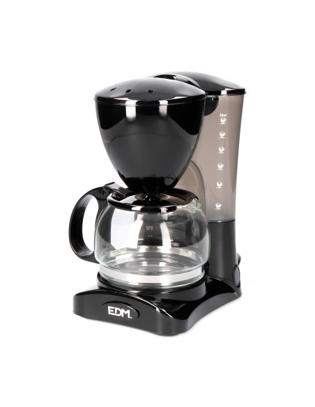 Cafetière Filtre Électrique 6 Tasses 550w 16,5x12,5x24cm Edm