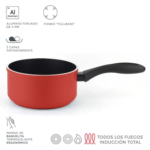 Casserole Maxima Rouge Aluminium 3004 Fagor Ø16x8,3cm