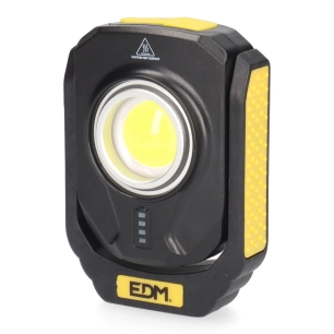 Lampe De Poche Rechargeable Compacte 1 Led 10w 900lm. Socle Magnétique. Ged