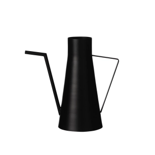 Rondelle De Douche Décorative Métallique Noire H.24xl25xan12cm