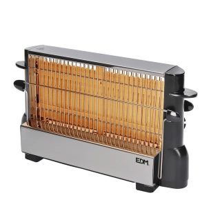 Grille-Pain Vertical En Inox 700w 28x9x18cm Edm