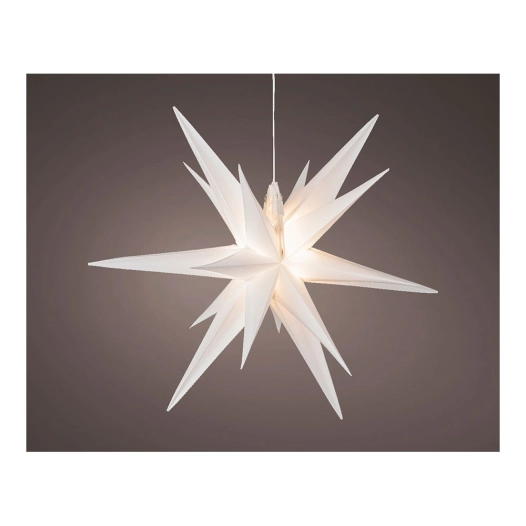 Étoile Lumineuse Blanche Ø40x40cm 6 Leds