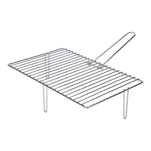 Gril Zincé À 3 Pieds Pour Cheminées. 46,6x28cm