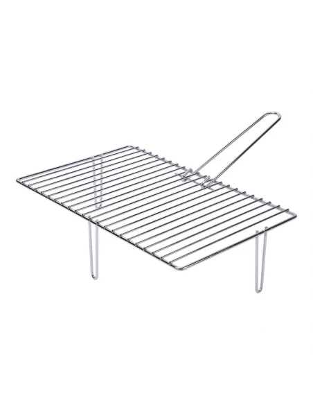 Gril Zincé À 3 Pieds Pour Cheminées. 46,6x28cm