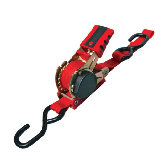 Sangle À Cliquet Retractable 25mm 2,4m Avec Crochet Ferme 013,289,025,501 Ponsa