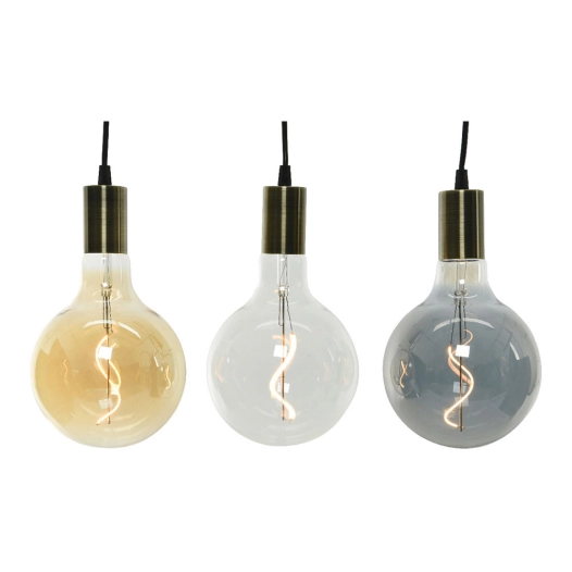 Ampoule Décorative Couleurs Assorties (CLAIR-AMBRE-FUMÉE) Ip44.Ø15x15cm