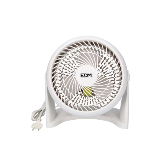 Ventilateur 2 En 1 (SOL Et Mur) Blanc Puissance: 50w Palmes: Ø18cm 26.5x15.5x27.7cm Edm