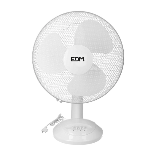 Ventilateur De Table Blanc Puissance: 45w Pales: Ø40x61cm Edm