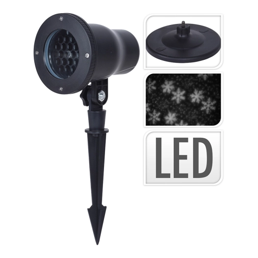 Projecteur Led Effet Tempête De Neige Ip44