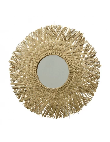 Miroir Decoratif Roseaux Ø50x1cm