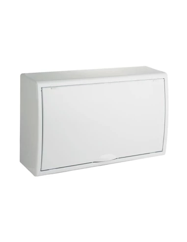 Boitier Pour Icp 1-4 Elements Distribution Jusque 12 Elements - De Surface - Ip40. Solera 8698