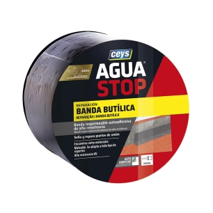 Aguastop Banda Imp. Butyle Gris 10cm X 10m 901005 Ceys