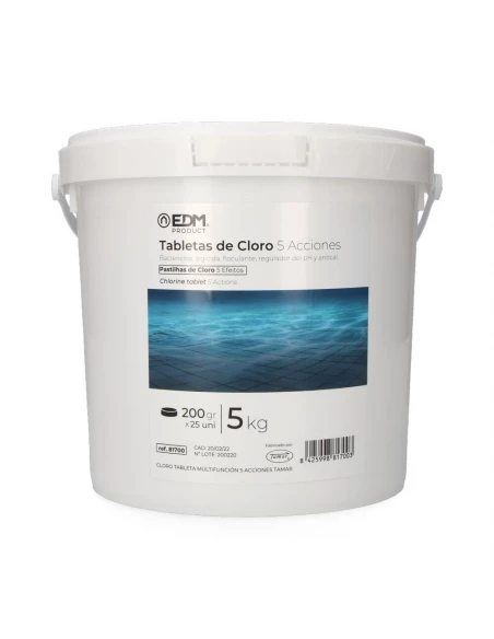 4 Chlore 5 Actions Tablette 5kg Fusion Edm