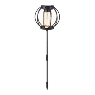 Ensemble De 3 Lumières De Jardin Solaires Ø13x43cm 3lensemble De 3 Lumières De Jardin Solaires. 2 Piquets Et 1 Lampe De Table 3