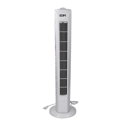 Ventilateur De Tour. Puissance: 45w Blanc 21x78cm Edm