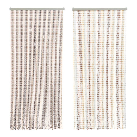 Rideau Plastique 64 Lignes Couleurs Assorties 90x1,5x200cm