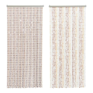 Rideau Plastique 64 Lignes Couleurs Assorties 90x1,5x200cm