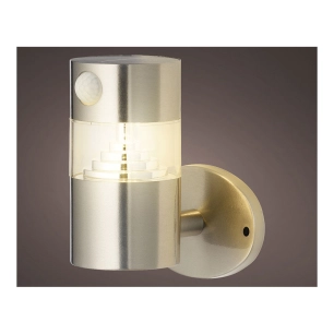 Mur Sunlight Inox 15-150lm Lumière Chaude Ø12x16cm Lumineo