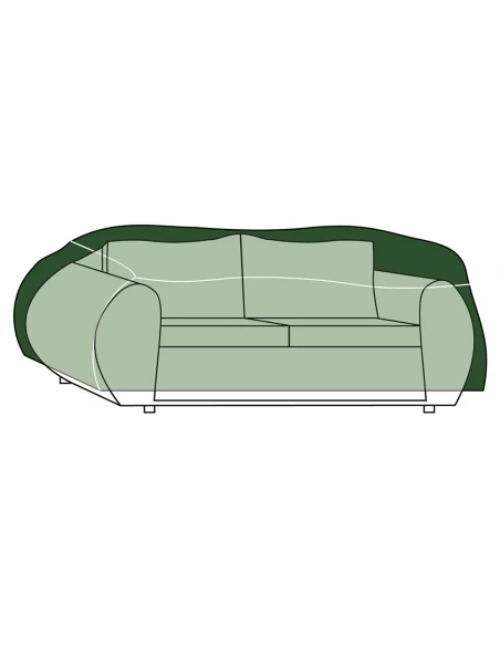 Housse De Protection Housse Canapé 220x90x70cm 240gr/M²