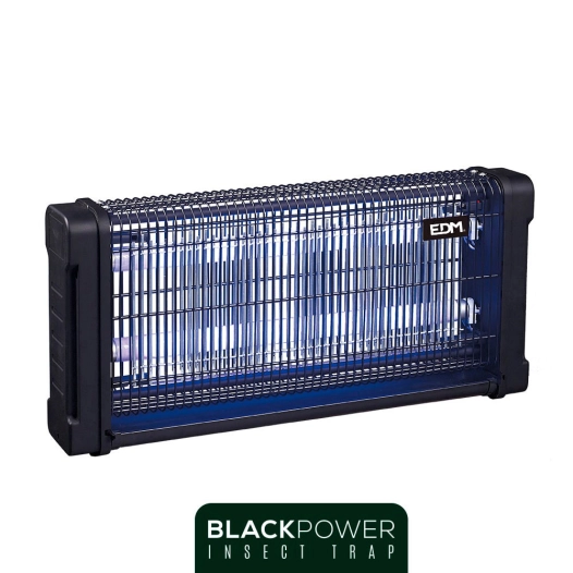 Destructeur d'insectes Électronique Professionnel 2x15w 340° 54,2x10x26,5cm Couleur Noir - Edm